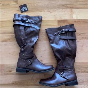 Guess boots wide calf